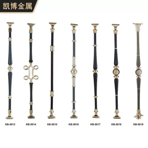 别墅楼梯轻奢铝艺护栏 新中式立柱如何重塑家居格调